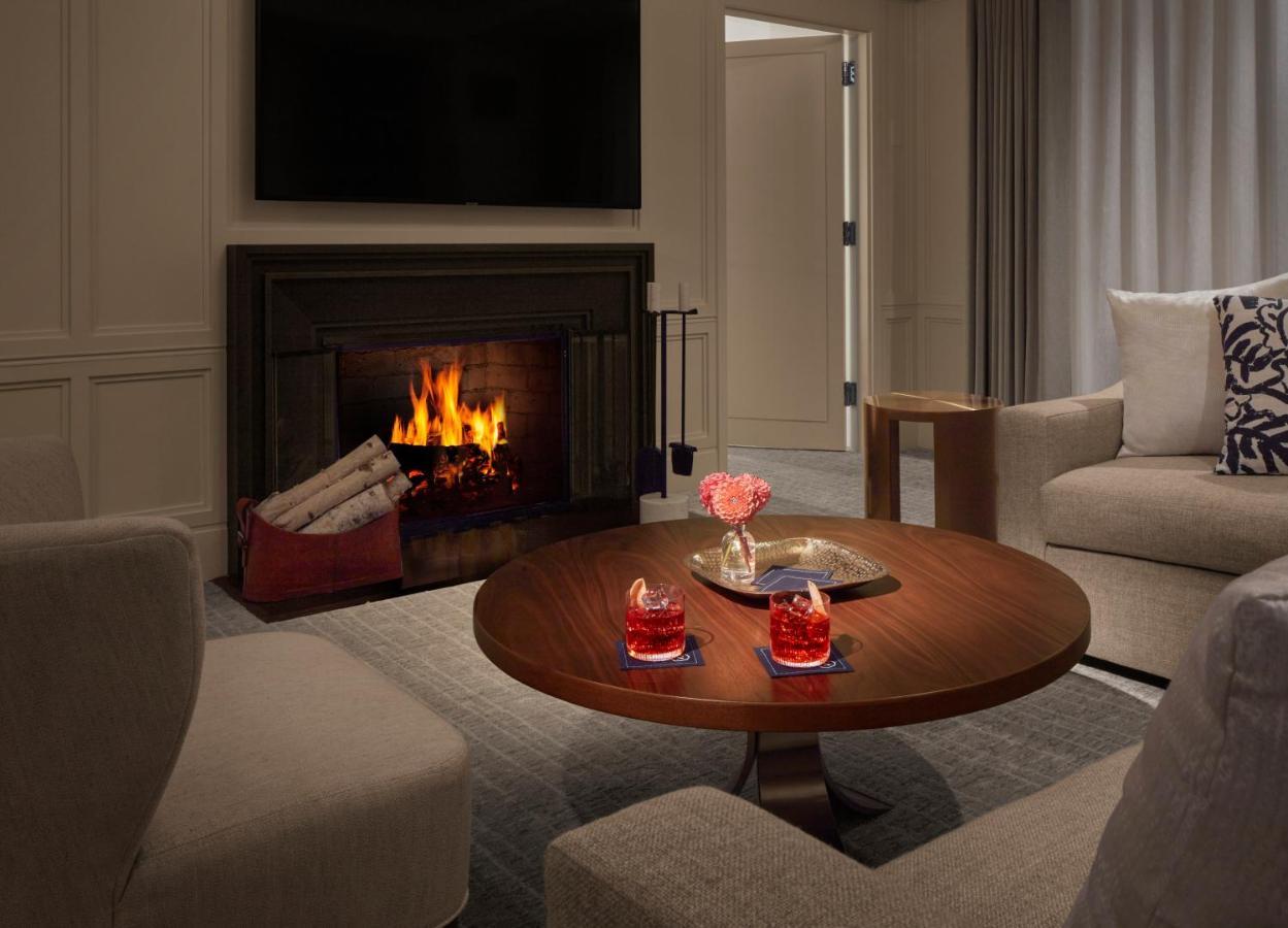 Отель The Newbury Бостон Экстерьер фото 3D rendering of a living room